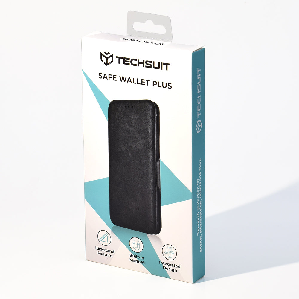 Case for Samsung Galaxy S26 Plus S947, Techsuit, Safe Wallet Plus, Green