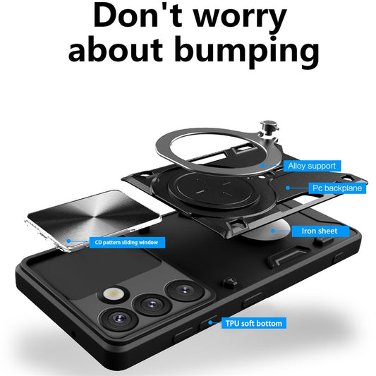 Θήκη για Samsung Galaxy S26 Plus, Techsuit, CamGuard Pro, Ροζ Χρυσό