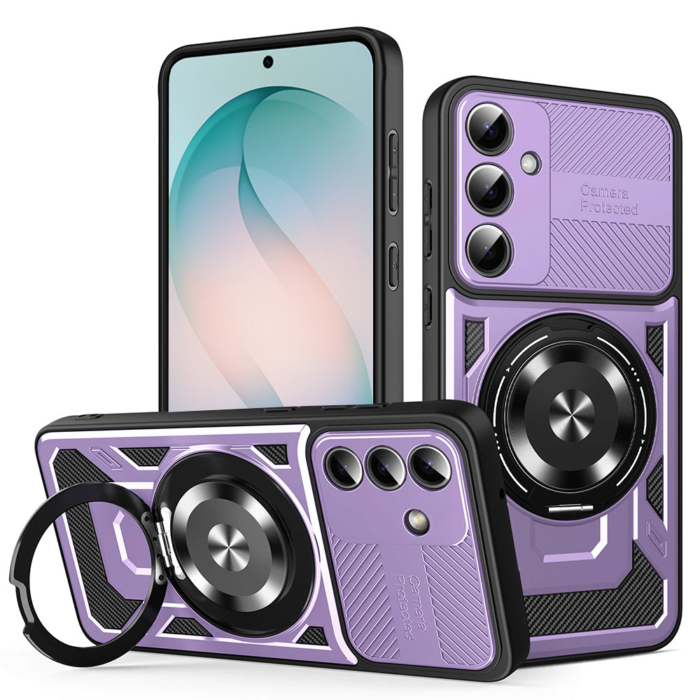 Θήκη για Samsung Galaxy S26 Plus, Techsuit, RuggedCam, Μωβ