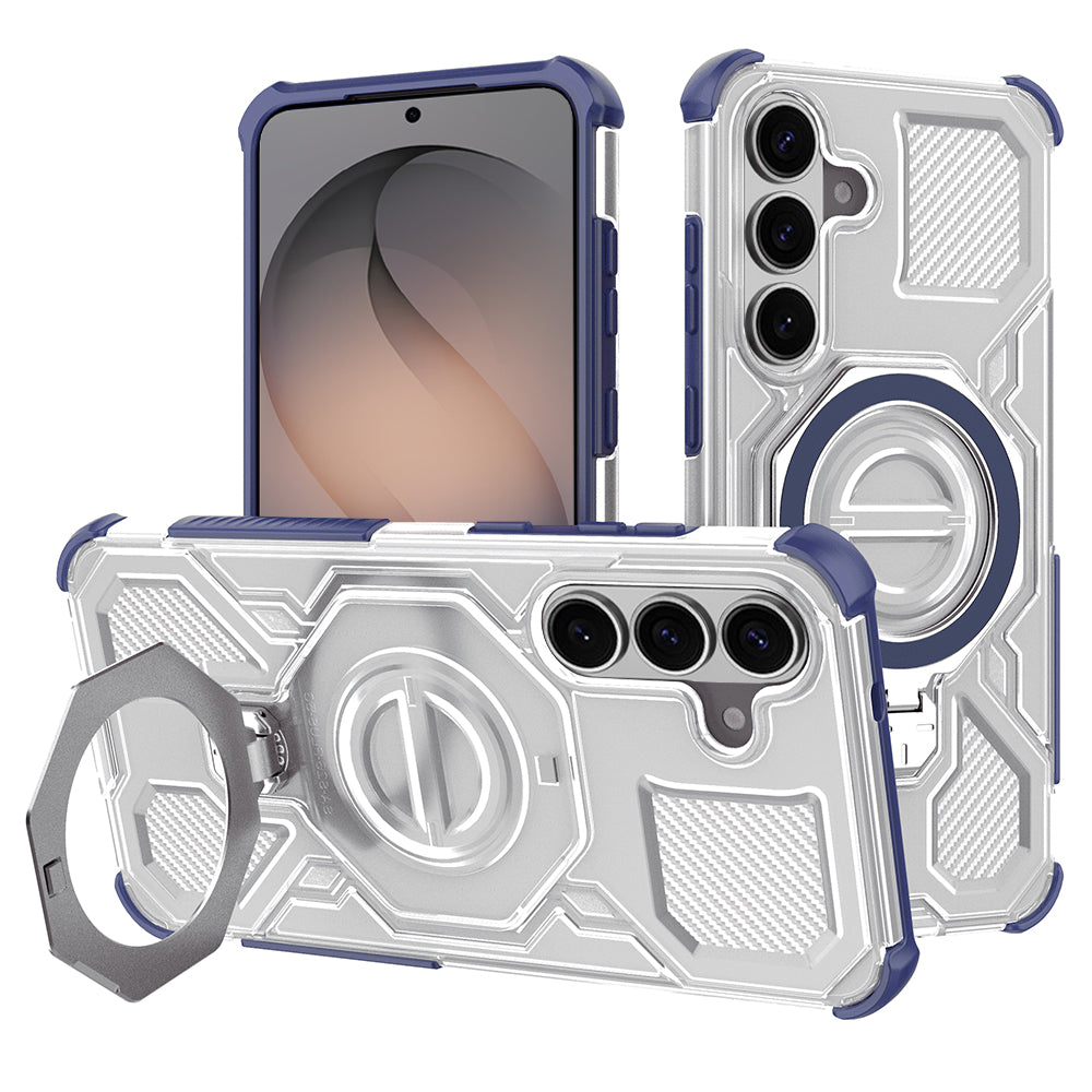 Θήκη για Samsung Galaxy S26 S942, Techsuit, Carbon Shield Pro, Μπλε