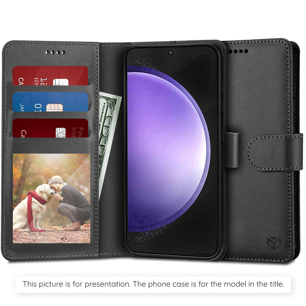 Case for Samsung Galaxy S26 S942, Techsuit, Diary Book, Black