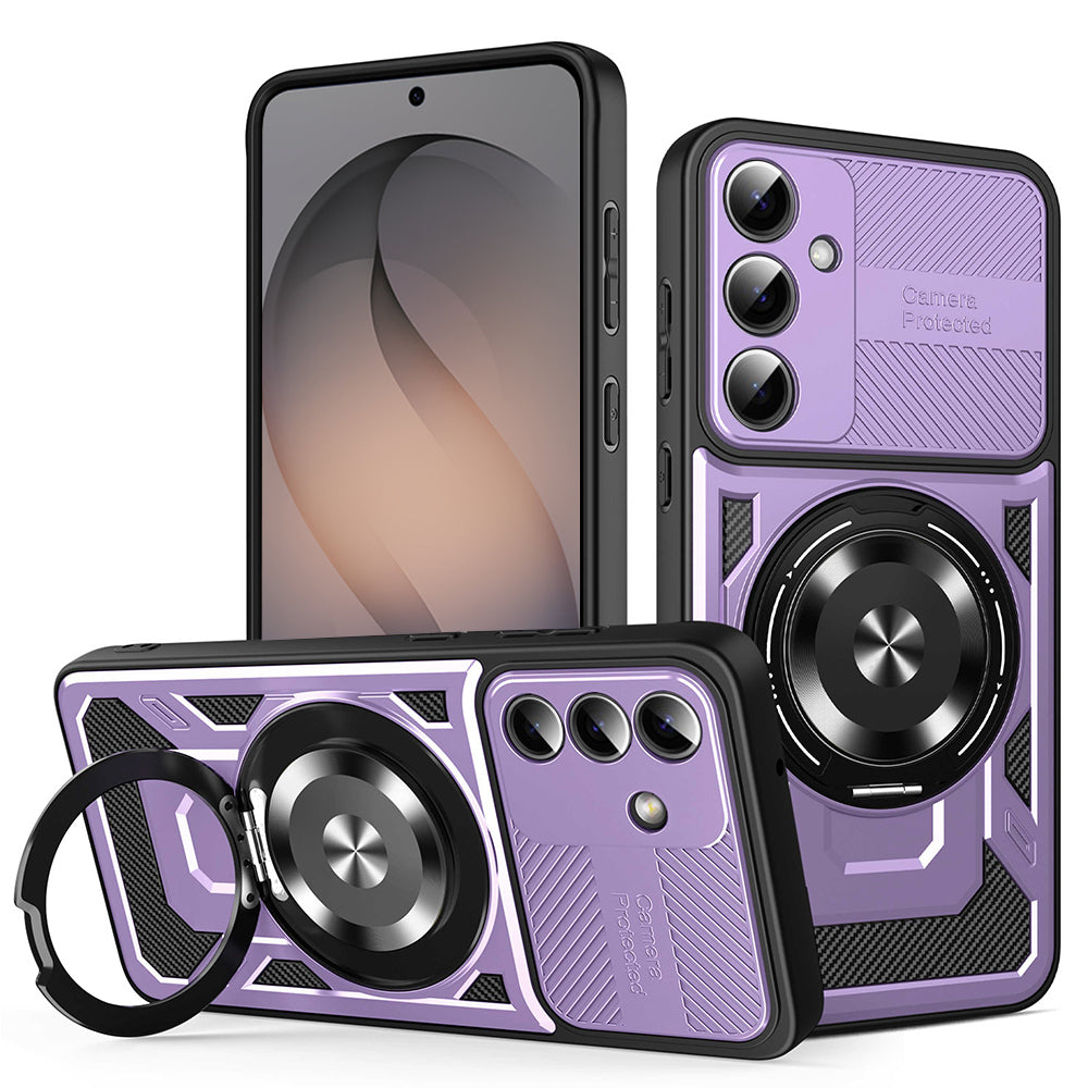 Θήκη για Samsung Galaxy S26, Techsuit, RuggedCam, Μωβ