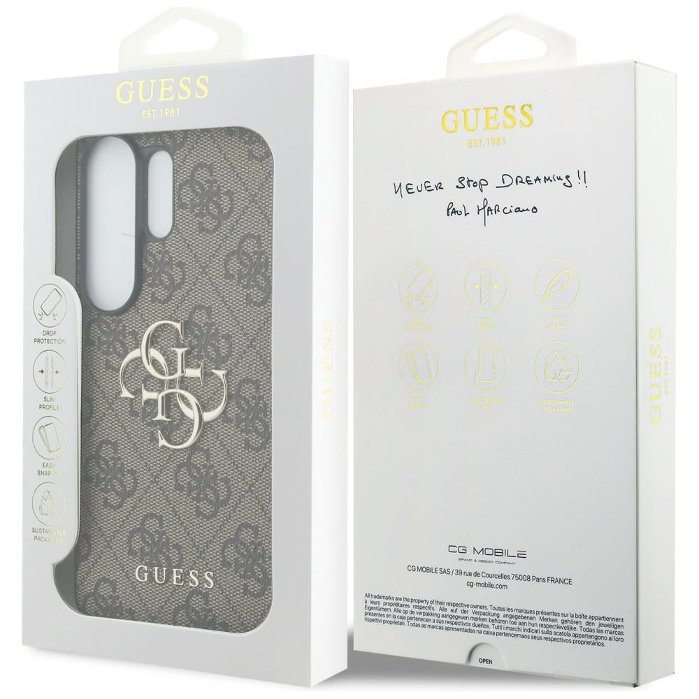 Θήκη για Samsung Galaxy S26 Ultra S948, Guess, 4G Big Logo, Καφέ