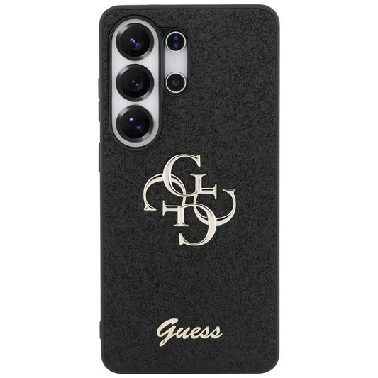Θήκη για Samsung Galaxy S26 Ultra S948, Guess, Fixed Glitter Big 4G Metal Frame, Μαύρη