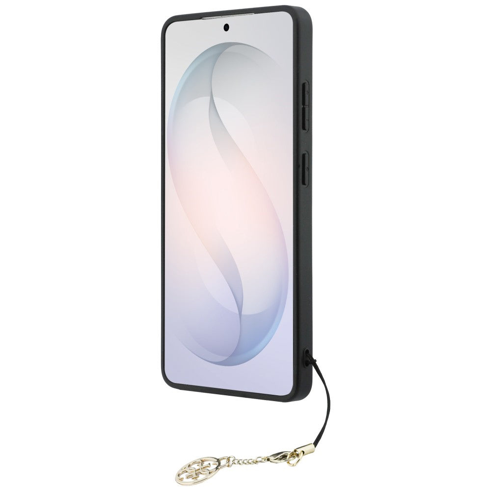 Θήκη για Samsung Galaxy S26 Ultra S948, Guess, 4G Classic Logo Charm, Μαύρη