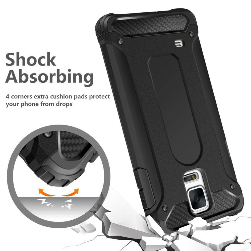 Θήκη για Samsung Galaxy S5 G900, Techsuit, Hybrid Armor, Μαύρη