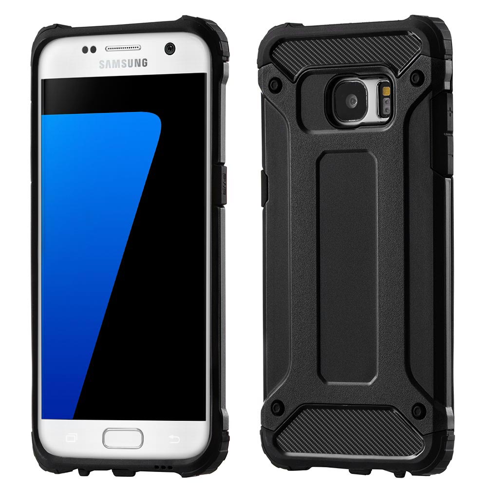 Θήκη για Samsung Galaxy S7 edge G935, Techsuit, Hybrid Armor, Μαύρη