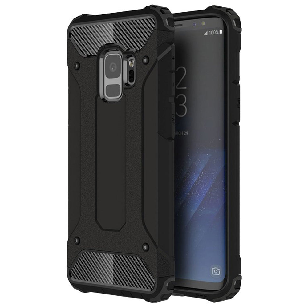Θήκη για Samsung Galaxy S9 G960, Techsuit, Hybrid Armor, Μαύρη