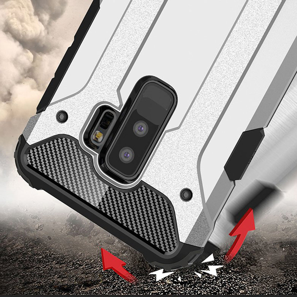 Θήκη για Samsung Galaxy S9+ G965, Techsuit, Hybrid Armor, Μαύρη