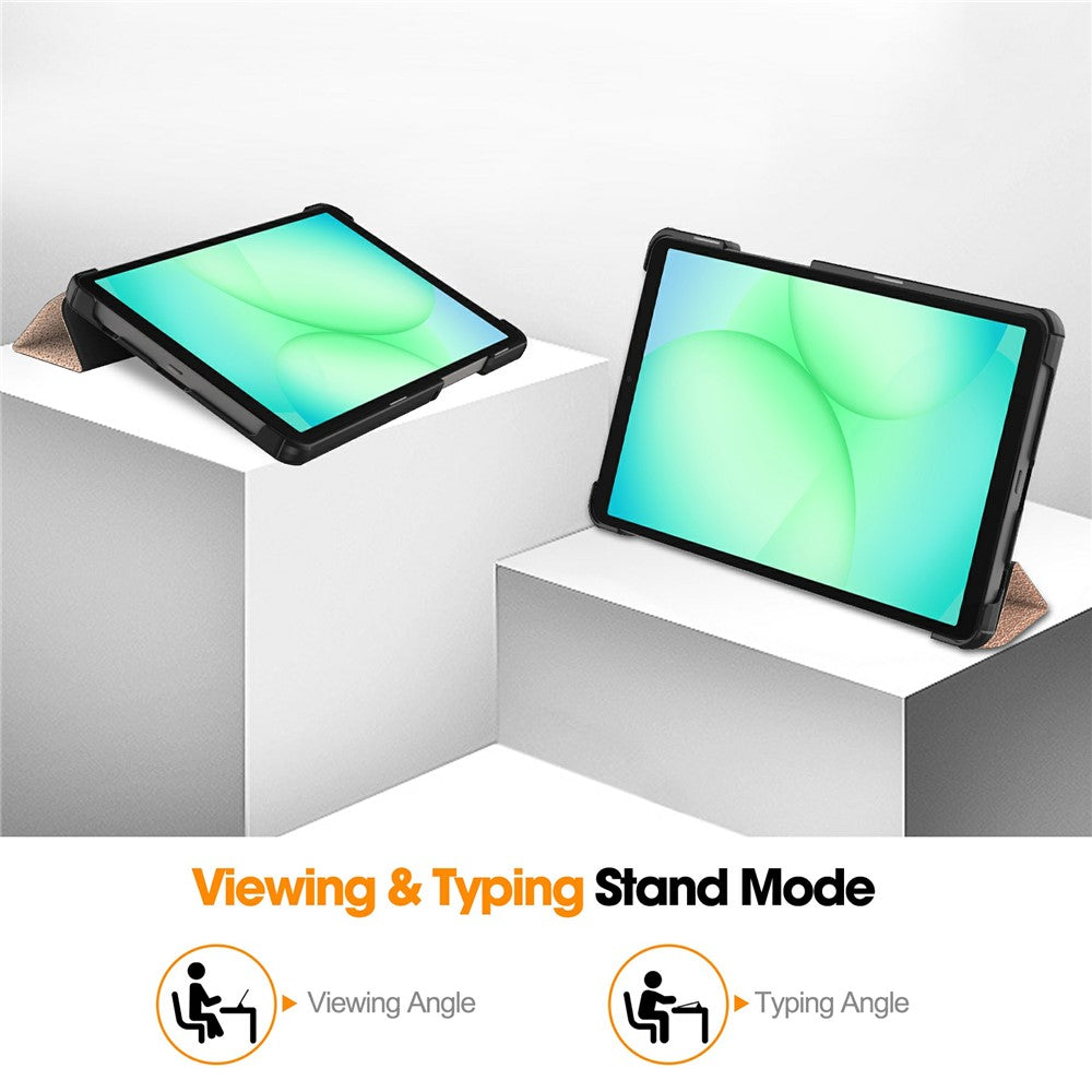 Θήκη για Samsung Galaxy Tab A11 / Tab A9, Techsuit, FoldPro, Ροζ Χρυσό