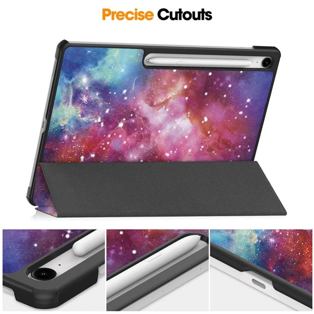 Θήκη για Samsung Galaxy Tab S10 FE+, Techsuit, FoldPro Galaxy, Πολύχρωμο