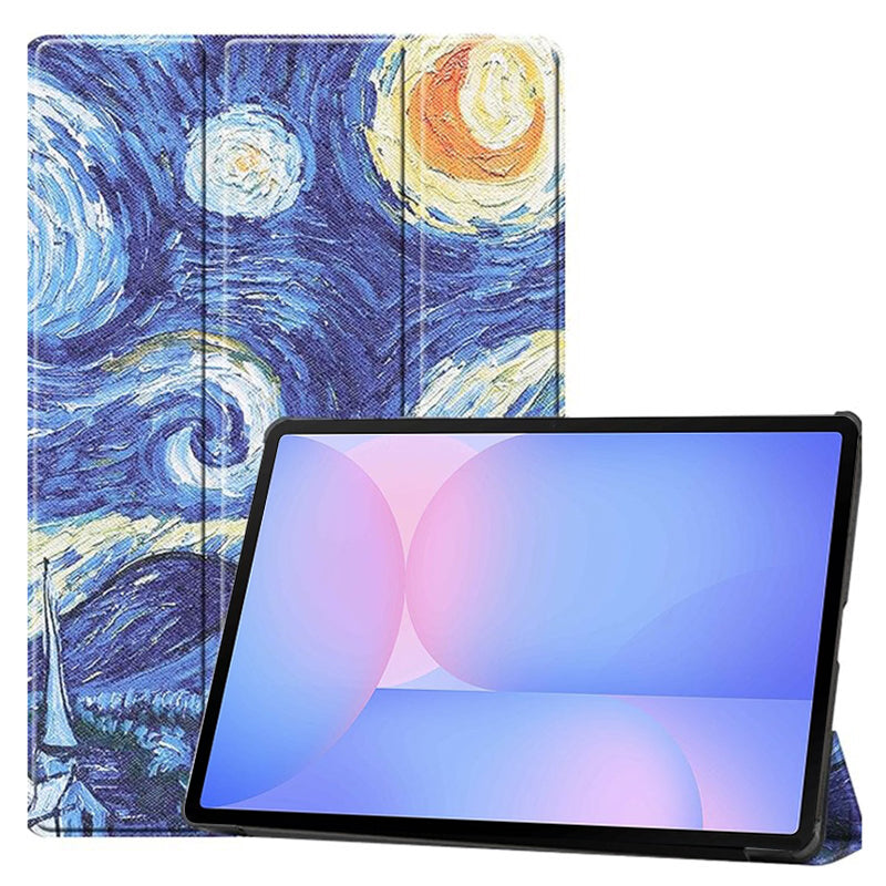 Θήκη για Samsung Galaxy Tab S10 FE+, Techsuit, FoldPro Starry Night, Πολύχρωμο