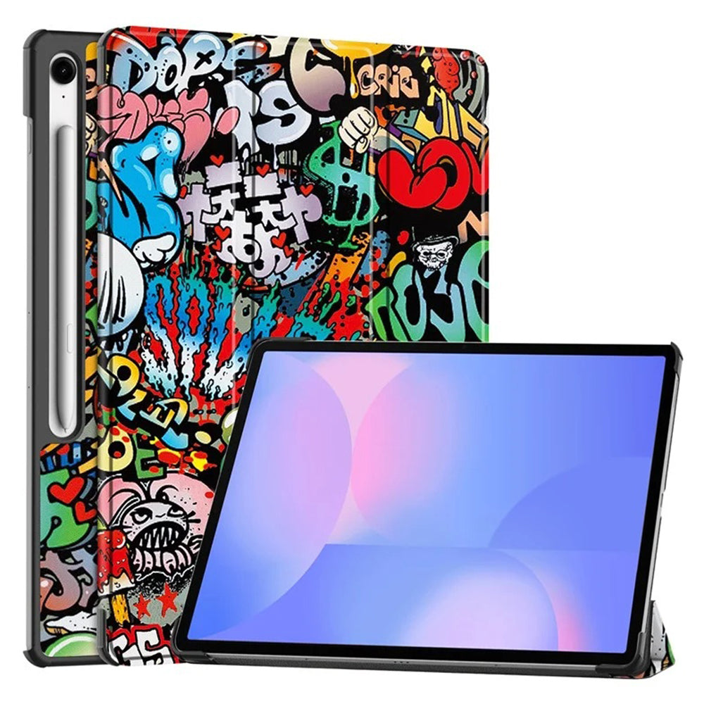 Θήκη για Samsung Galaxy Tab S10 FE+, Techsuit, FoldPro Urban Vibe, Πολύχρωμο