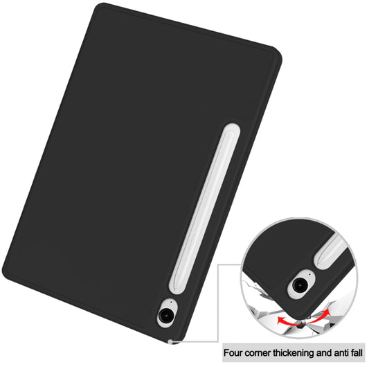 Θήκη για Samsung Galaxy Tab S10 FE / Tab S9 FE / Tab S9, Techsuit, Flex Trifold, Μαύρη