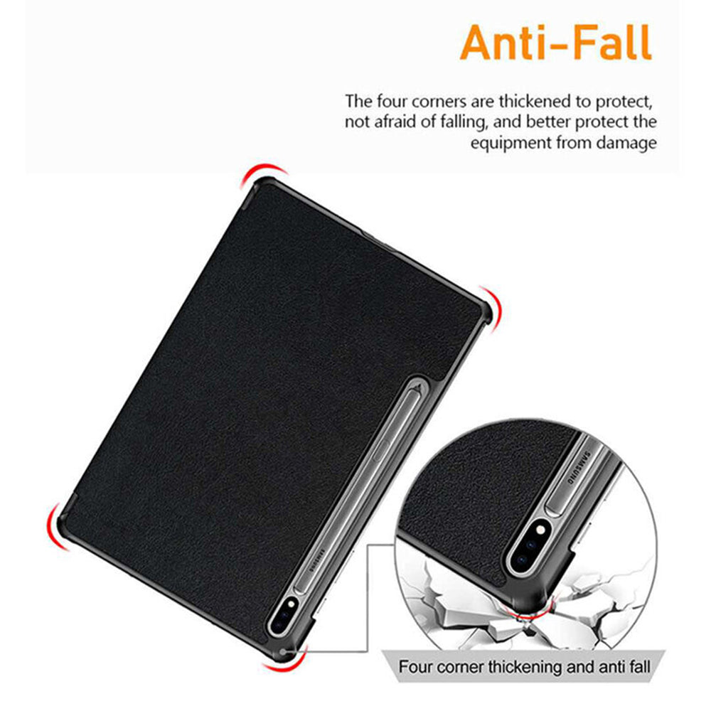 Θήκη για Samsung Galaxy Tab S10 Ultra / Tab S9 Ultra / Tab S8 Ultra, Techsuit, FoldPro Unicorn, Πολύχρωμο