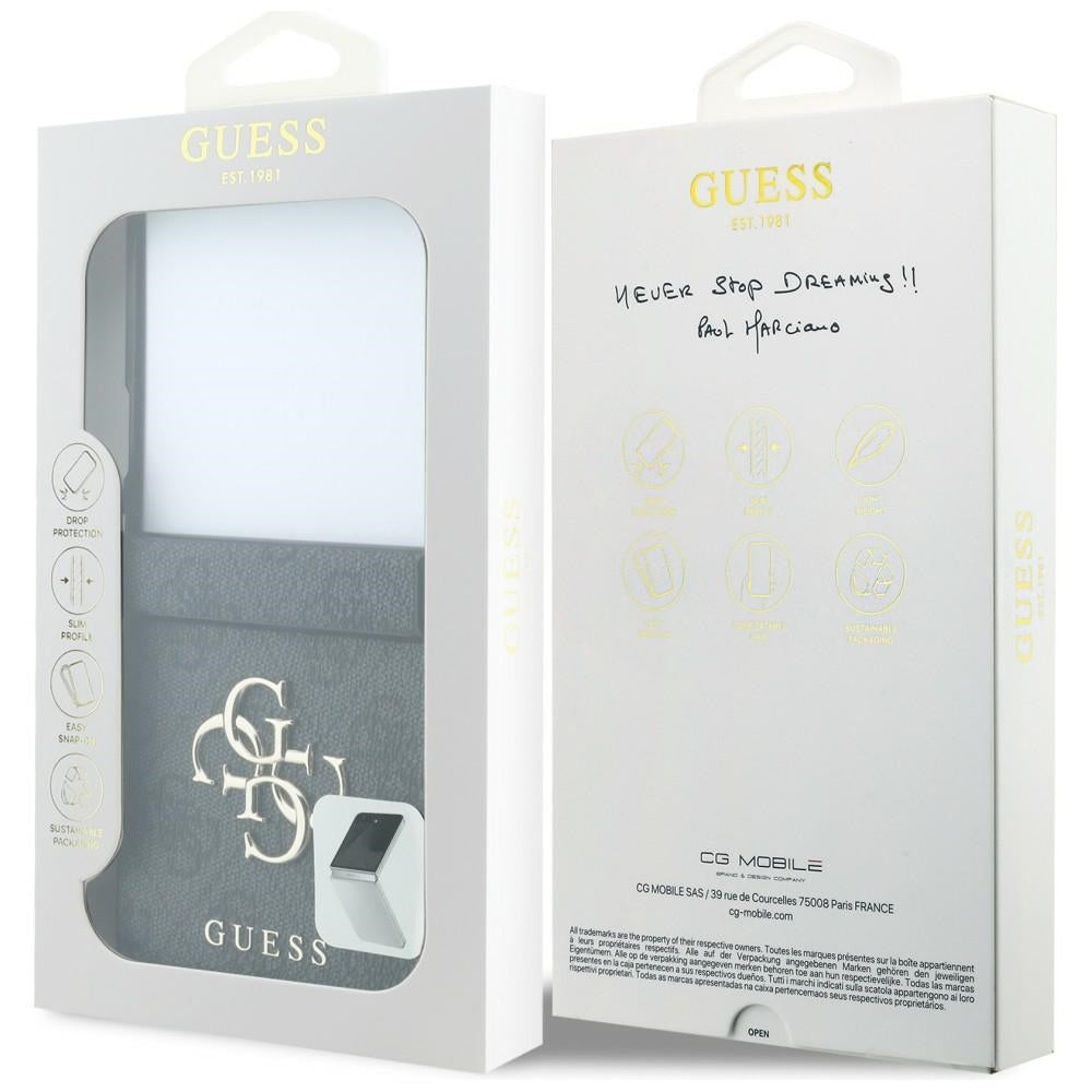 Θήκη για Samsung Galaxy Z Flip8 F776, Guess, 4G Big Logo, Μαύρο