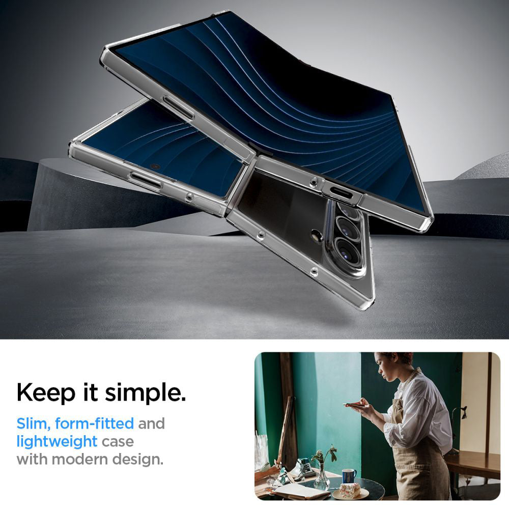 Θήκη για Samsung Galaxy Z Fold6 F956, Spigen, Air Skin, Διαφανής