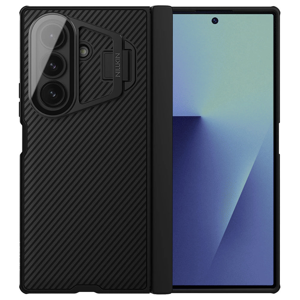 Θήκη για Samsung Galaxy Z Fold7 F966, Nillkin, CamShield Prop με Διαφανές Κάλυμμα Φακού, Μαύρο