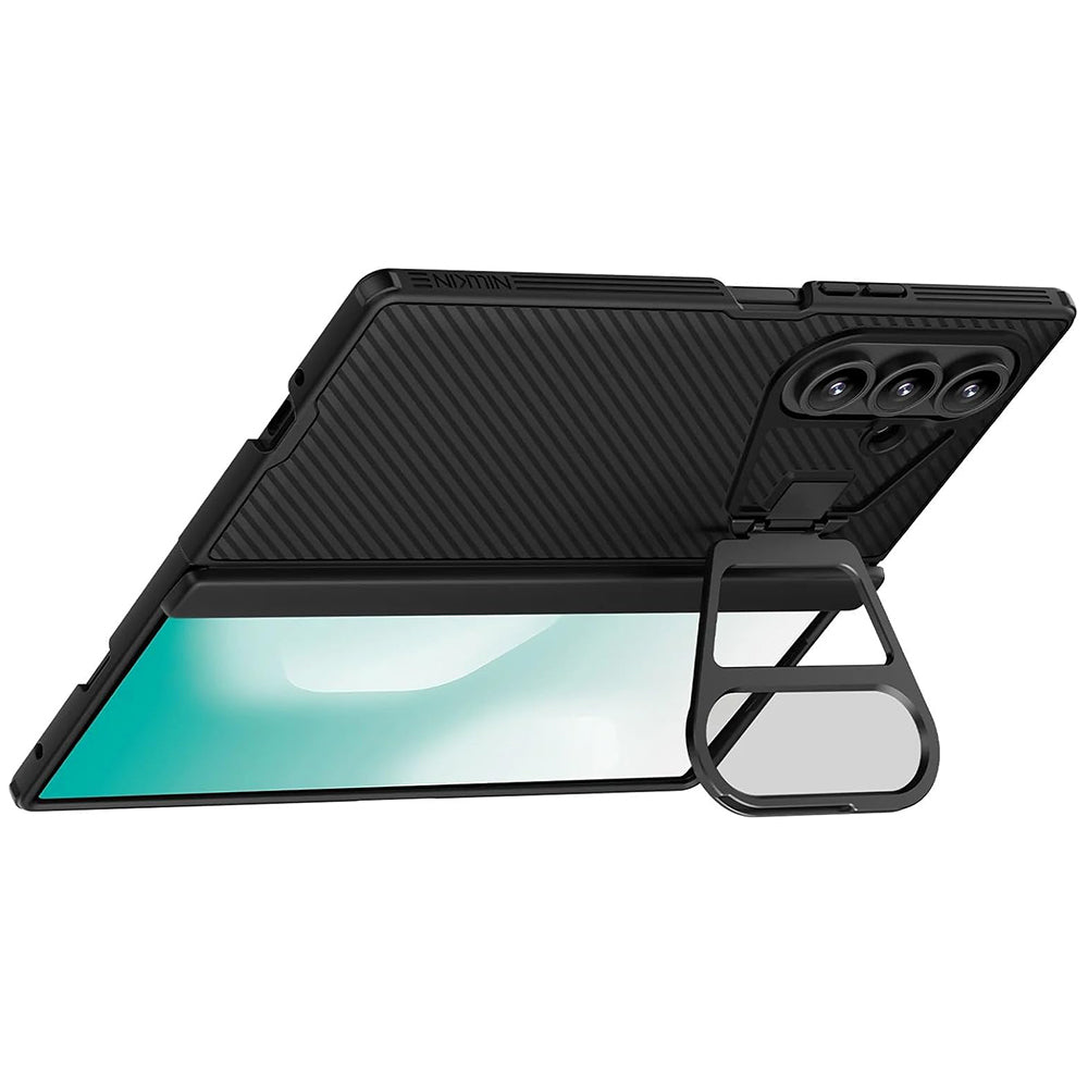 Θήκη για Samsung Galaxy Z Fold7 F966, Nillkin, CamShield Prop με Διαφανές Κάλυμμα Φακού, Μαύρο