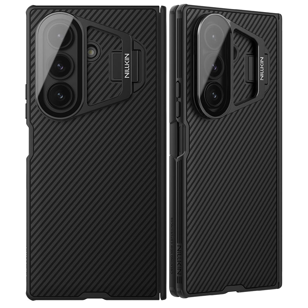 Θήκη για Samsung Galaxy Z Fold7 F966, Nillkin, CamShield Prop με Διαφανές Κάλυμμα Φακού, Μαύρο