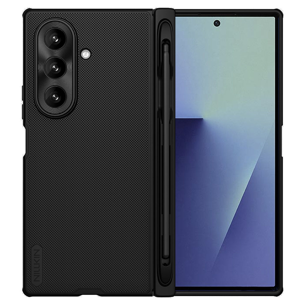 Θήκη για Samsung Galaxy Z Fold7 F966, Nillkin, Super Frosted Shield με Θήκη για Στυλό, Μαύρη