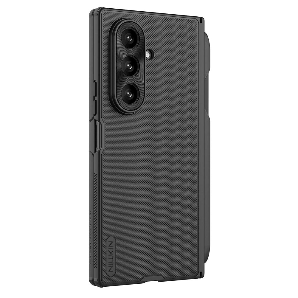 Θήκη για Samsung Galaxy Z Fold7 F966, Nillkin, Super Frosted Shield με Θήκη για Στυλό, Μαύρη