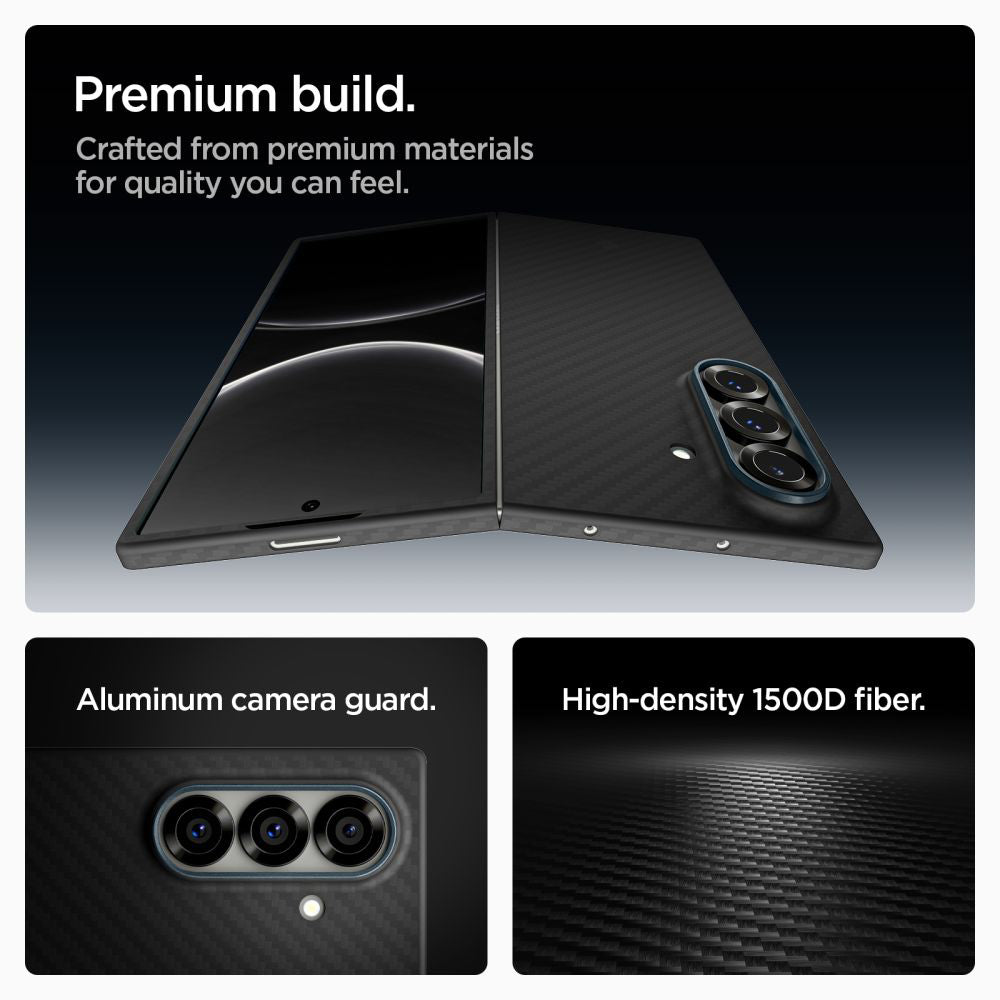 Θήκη για Samsung Galaxy Z Fold7 F966, Spigen, Air Skin, Μαύρη ACS09555