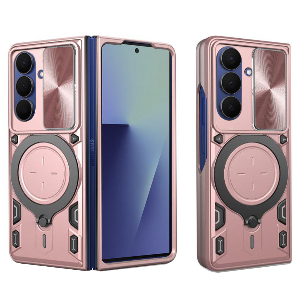 Θήκη για Samsung Galaxy Z Fold7 F966, Techsuit, CamGuard Pro, Ροζ Χρυσό