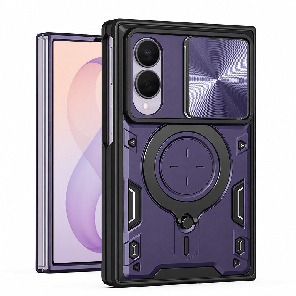 Θήκη για Samsung Galaxy Z Fold8 F971, Techsuit, CamGuard Pro, Μωβ