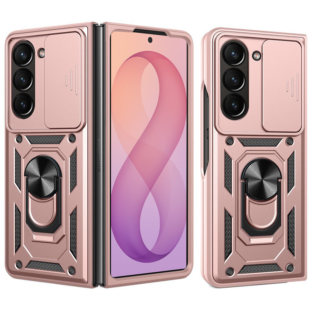 Θήκη για Samsung Galaxy Z Fold8 Ultra F976 / Z Fold7 F966, Techsuit, CamShield, Ροζ Χρυσό