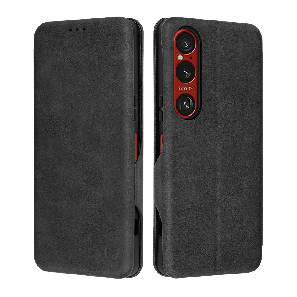 Θήκη για Sony Xperia 1 VI, Techsuit, Safe Wallet Plus, Μαύρο