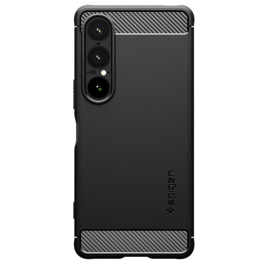 Θήκη για Sony Xperia 1 VII, Spigen, Rugged Armor, Ματ Μαύρη
