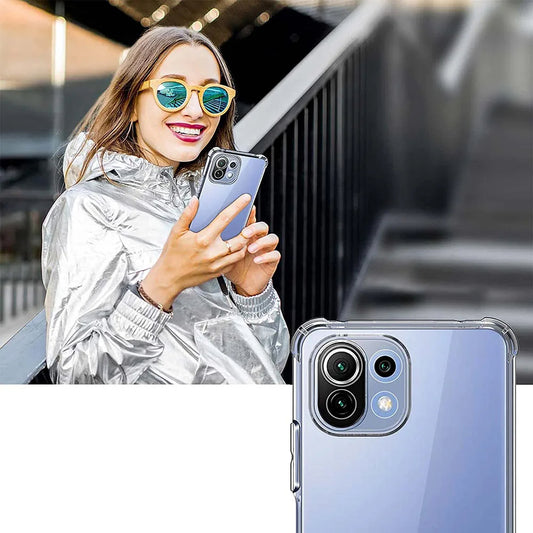 Θήκη για Xiaomi 11 Lite 5G NE / Mi 11 Lite 5G / 11 Lite, Techsuit, Ανθεκτική σε Κρούσεις Διαφανής, Διαφάνεια