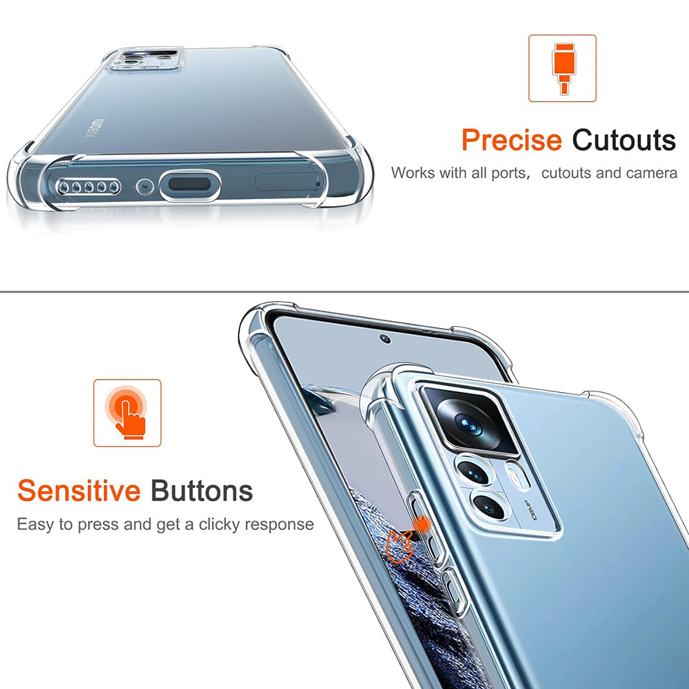 Θήκη για Xiaomi 12T / 12T Pro, Techsuit, Ανθεκτική σε Κρούσεις Διαφανής, Διάφανη