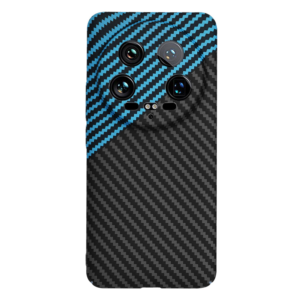 Θήκη για Xiaomi 14 Ultra, Techsuit, Carbonite FiberShell, Μαύρο Μπλε
