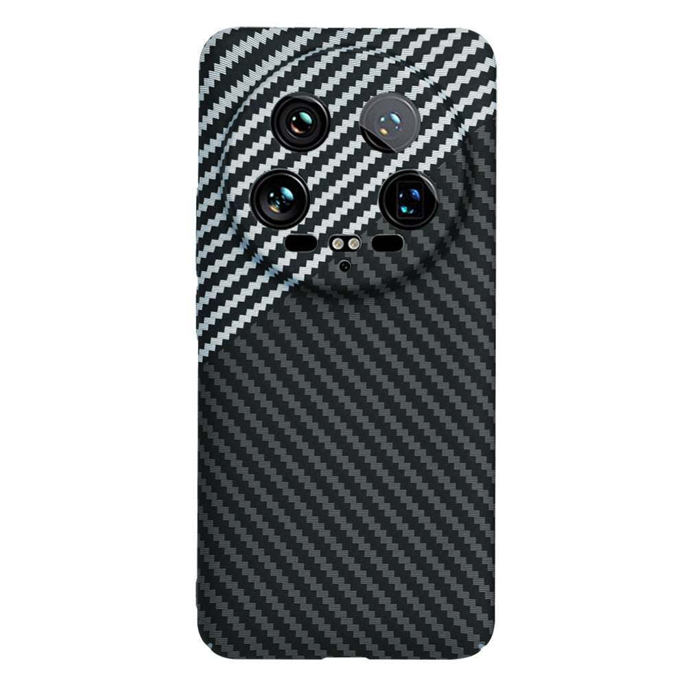 Θήκη για Xiaomi 14 Ultra, Techsuit, Carbonite FiberShell, Μαύρο Γκρι