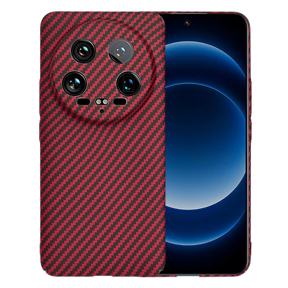Θήκη για Xiaomi 14 Ultra, Techsuit, Carbonite FiberShell, Κόκκινο