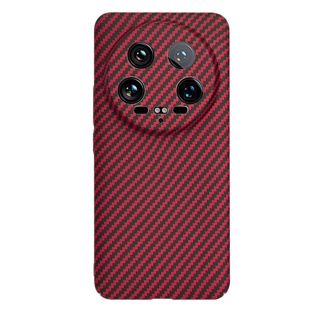 Θήκη για Xiaomi 14 Ultra, Techsuit, Carbonite FiberShell, Κόκκινο