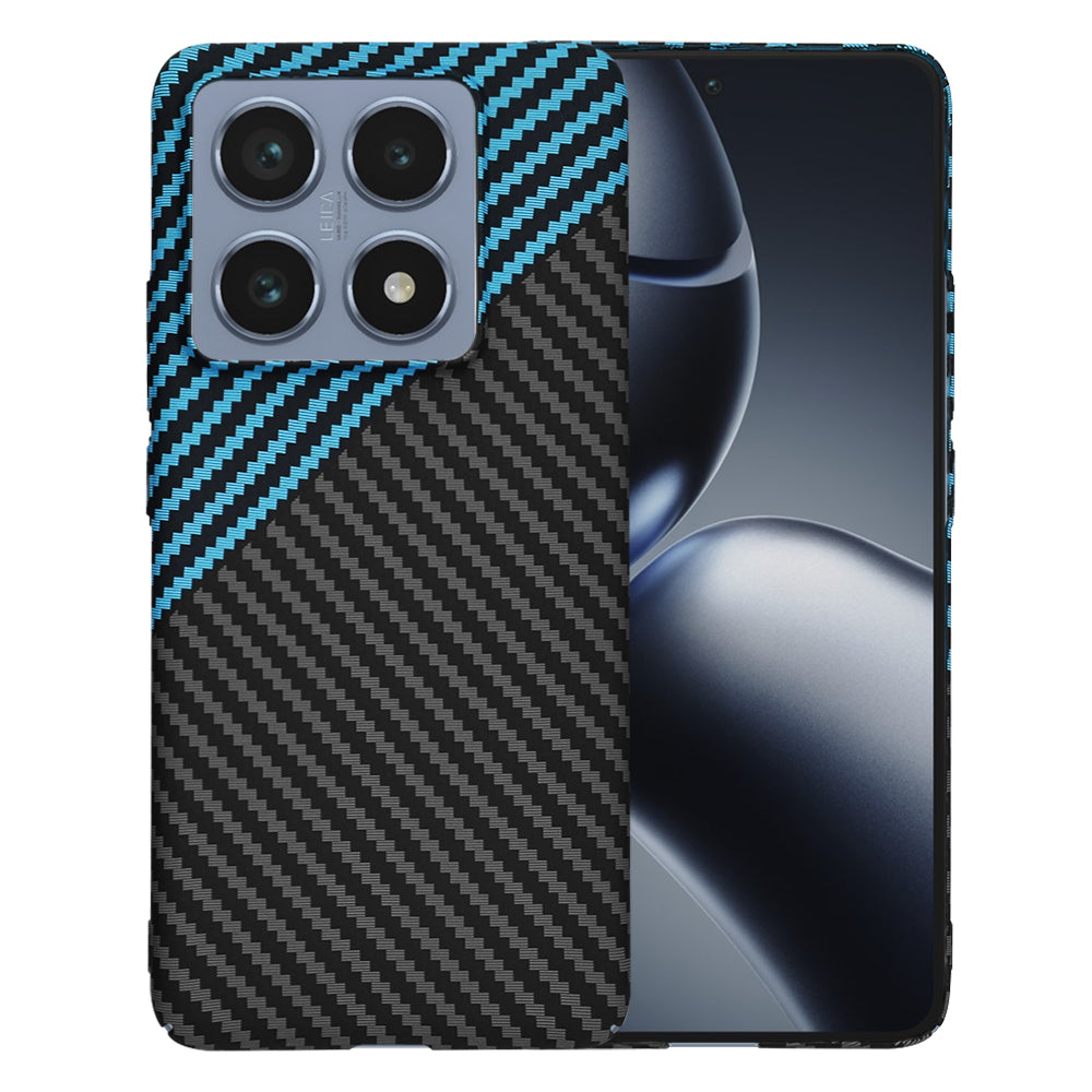Θήκη για Xiaomi 14T Pro, Techsuit, Carbonite FiberShell, Μαύρο Μπλε