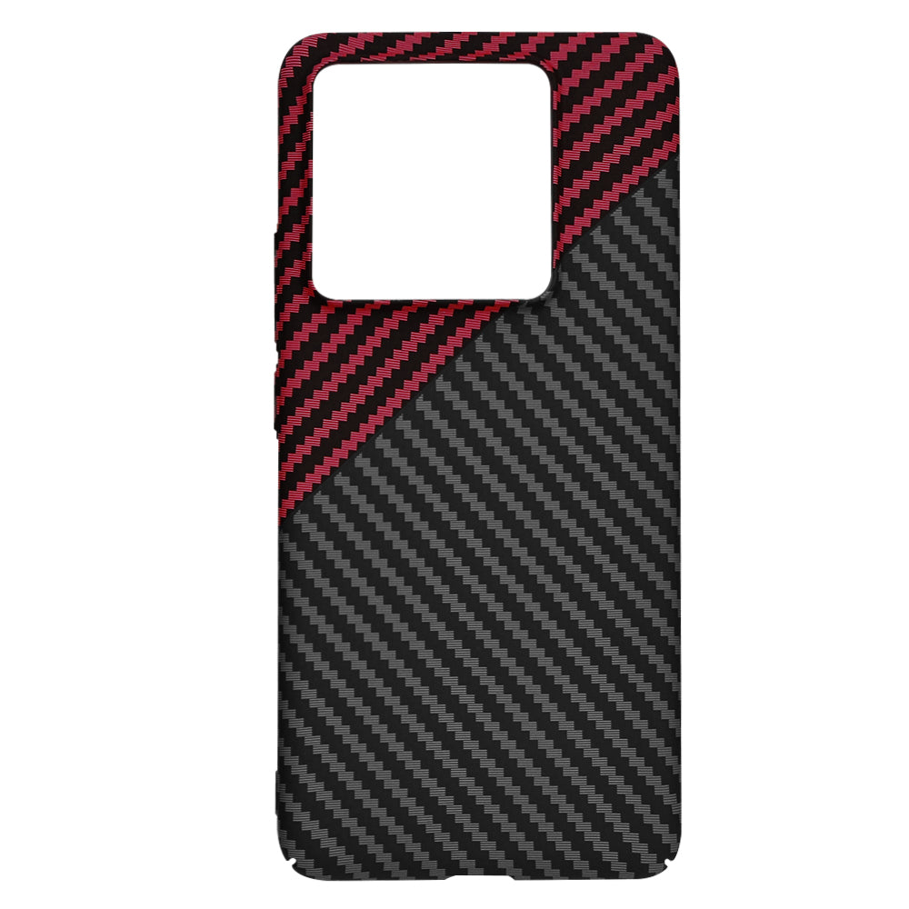 Θήκη για Xiaomi 14T Pro, Techsuit, Carbonite FiberShell, Μαύρο Κόκκινο
