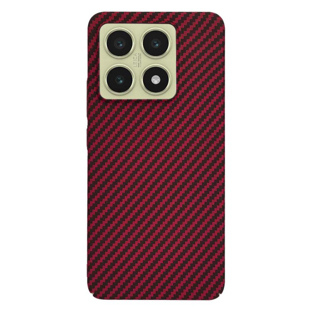 Θήκη για Xiaomi 14T, Techsuit, Carbonite FiberShell, Κόκκινο