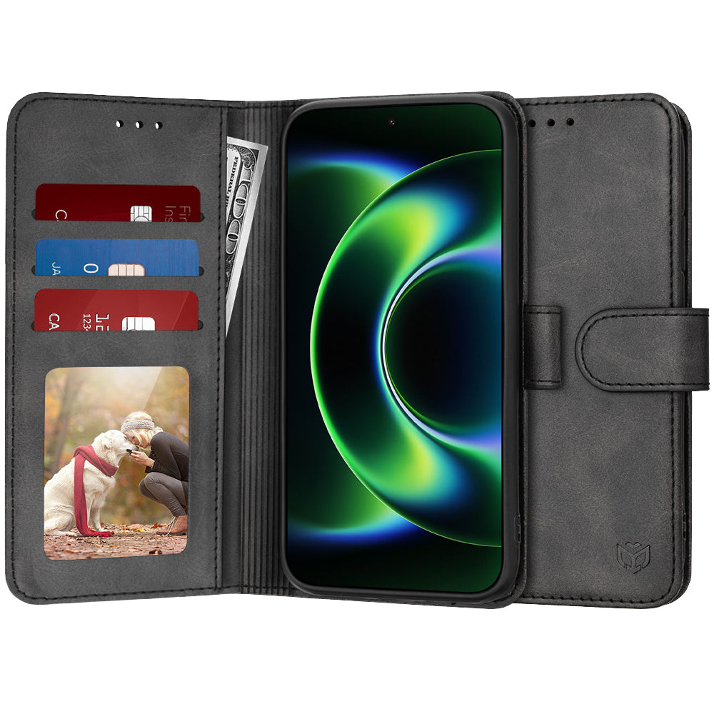 Θήκη για Xiaomi 17 Ultra, Techsuit, Diary Book, Μαύρη
