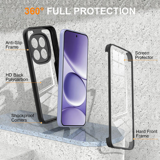 Θήκη για Xiaomi 17T, Techsuit, ColorVerse 360, Μαύρη