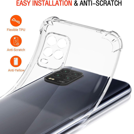 Θήκη για Xiaomi Mi 10 Lite 5G, Techsuit, Ανθεκτική σε Κρούσεις Διαφανής, Διάφανη