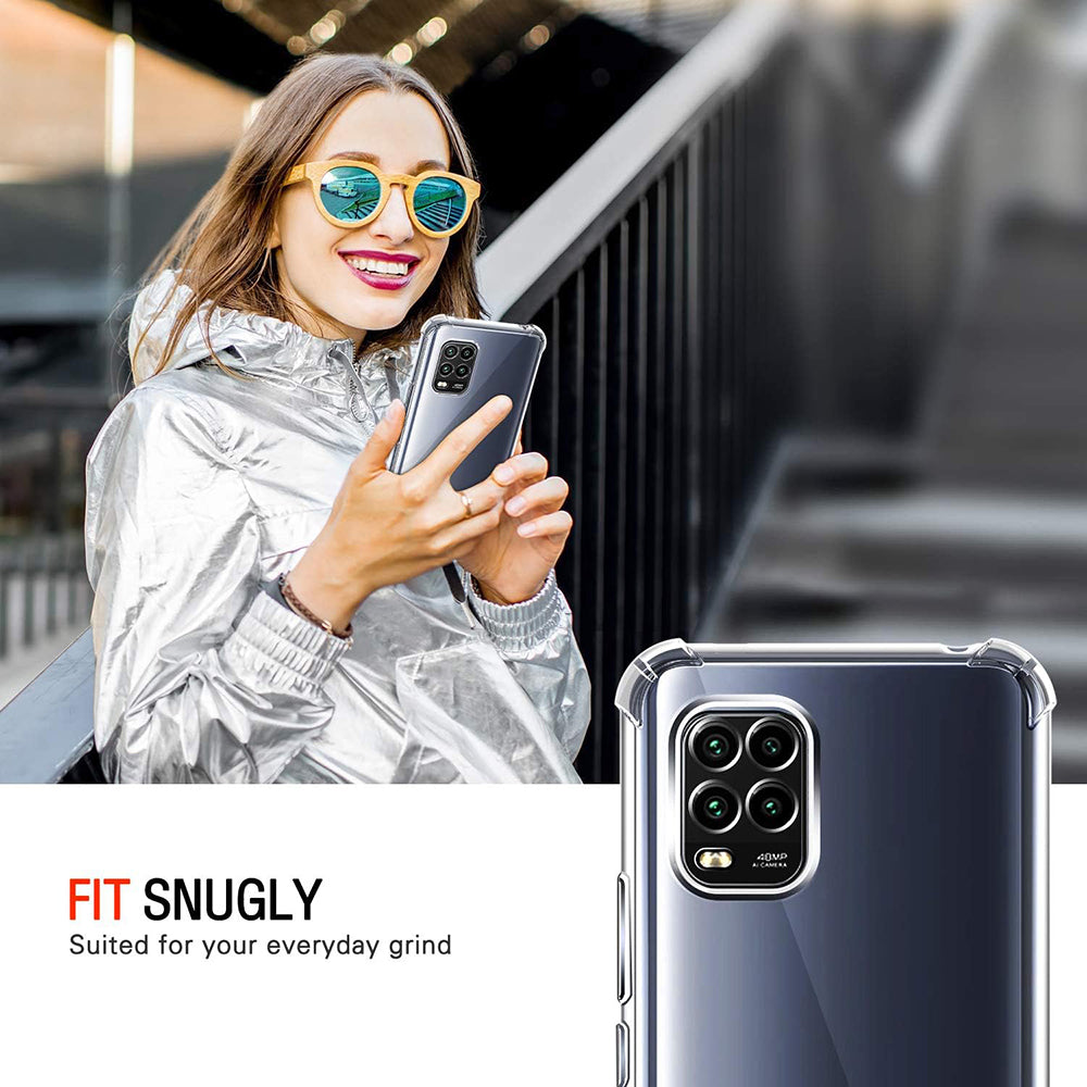 Θήκη για Xiaomi Mi 10 Lite 5G, Techsuit, Ανθεκτική σε Κρούσεις Διαφανής, Διάφανη