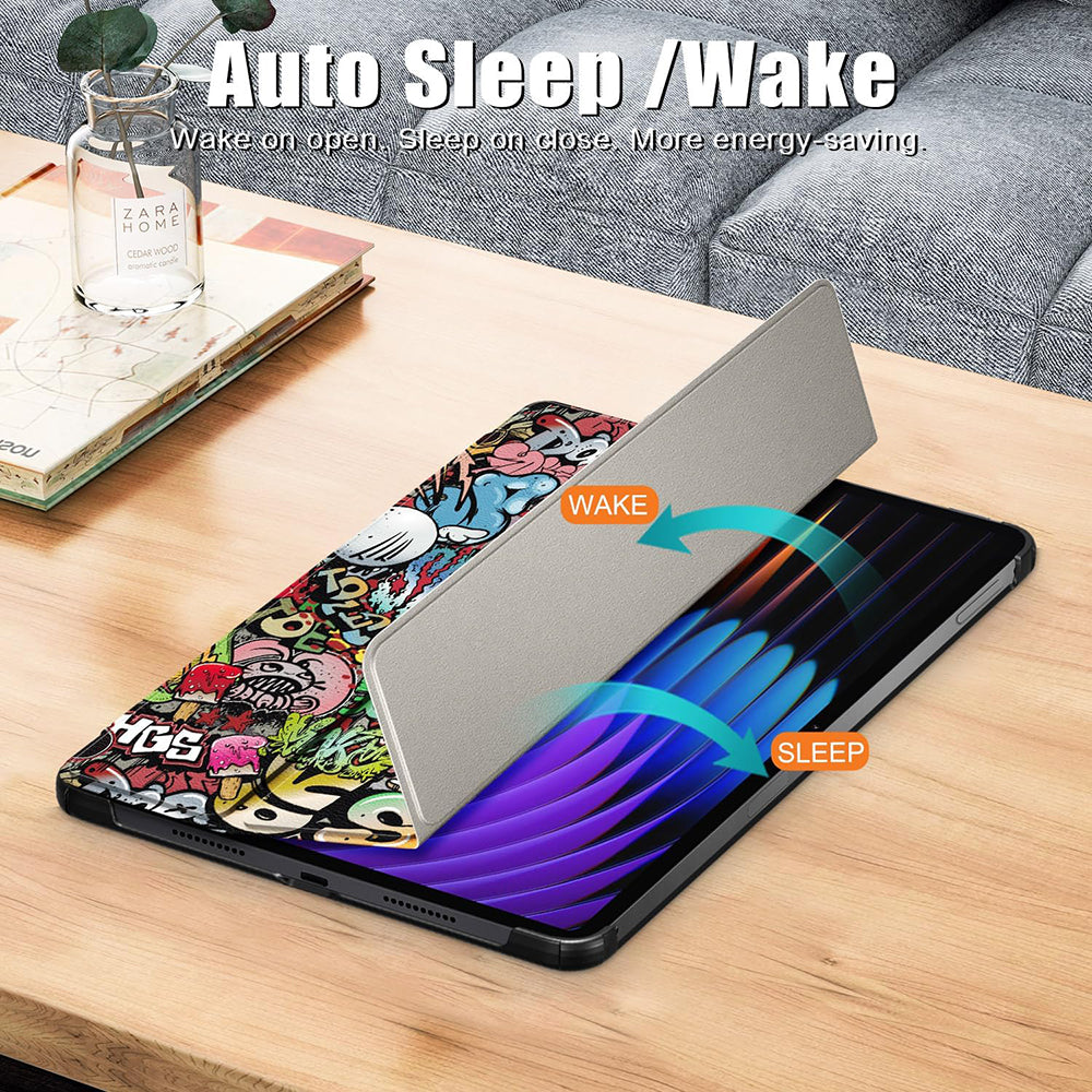 Θήκη για Xiaomi Pad 7 / 7 Pro, Techsuit, FoldPro Urban Vibe, Πολύχρωμο