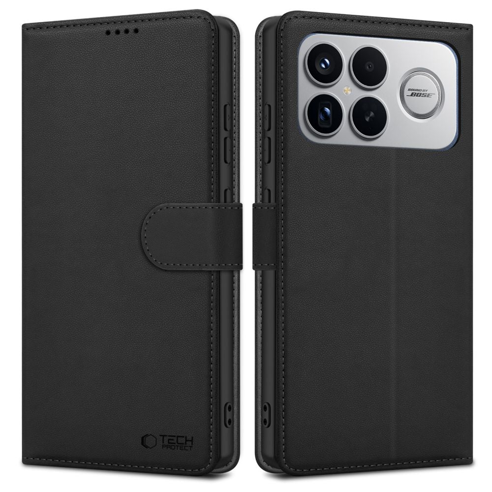 Θήκη για Xiaomi Poco F8 Ultra, Tech-Protect, Wallet, Μαύρη