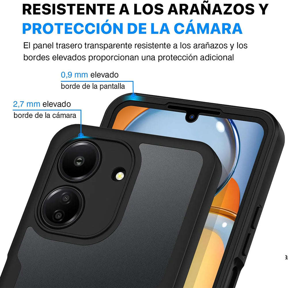 Θήκη για Xiaomi Poco C65 / Redmi 13C, Techsuit, ColorVerse 360, Μαύρο