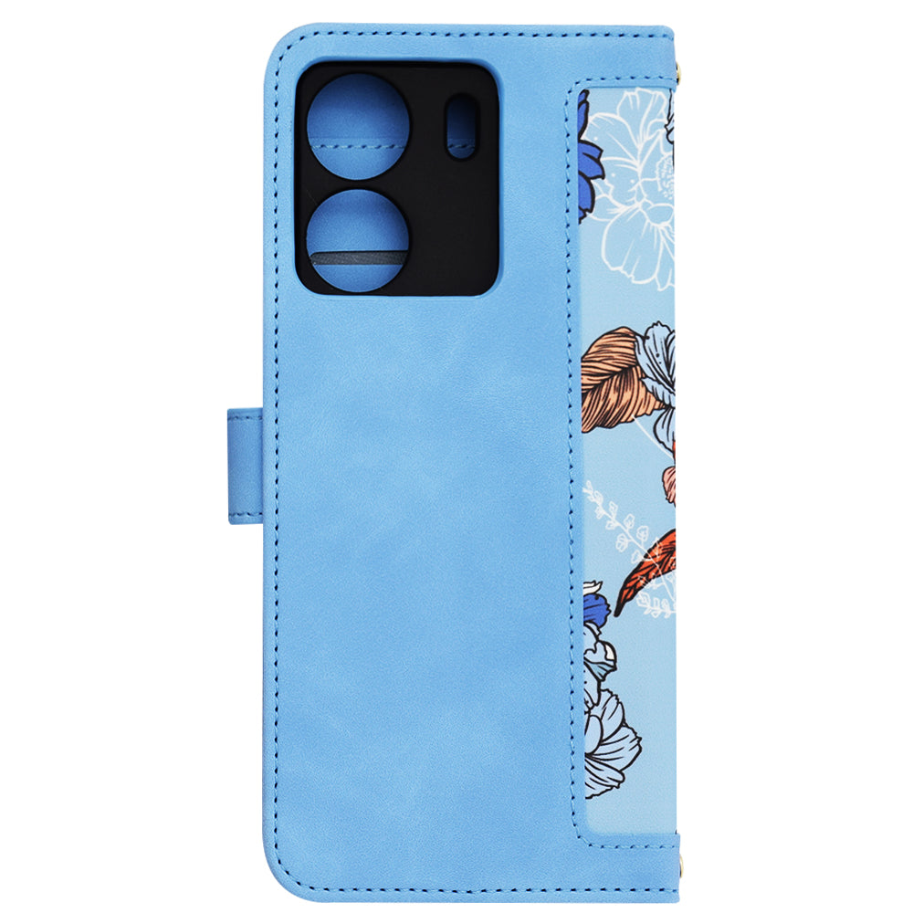Θήκη για Xiaomi Poco C65 / Redmi 13C, Techsuit, FlipCraft, Μπλε