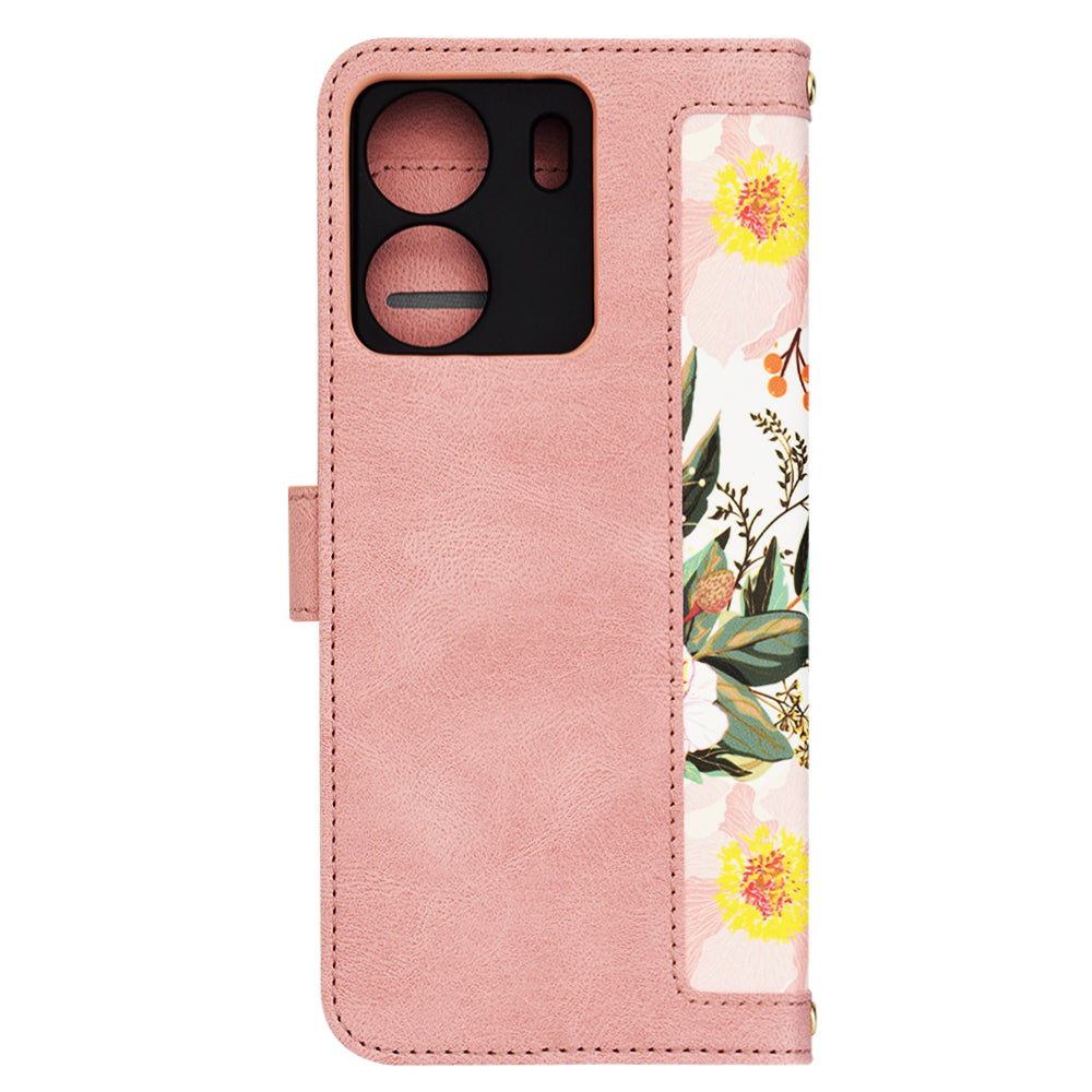 Θήκη για Xiaomi Poco C65 / Redmi 13C, Techsuit, FlipCraft, Ροζ